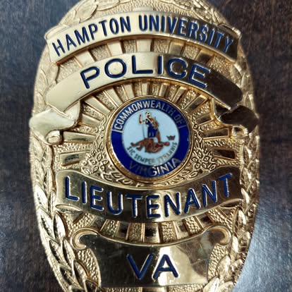 Hampton University Police badge