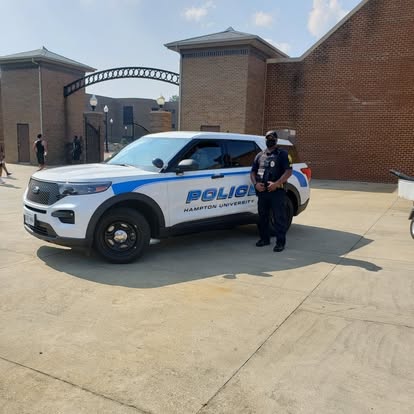 Hampton University police car